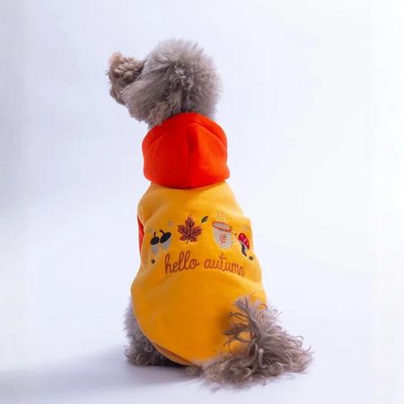 26741 Turuncu Vermont Autumn Hoodie L Beden KPAW