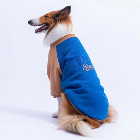 26789 Saks Mavi Boston Pawstar Büyük Irk Sweat 7XL Beden KPAW