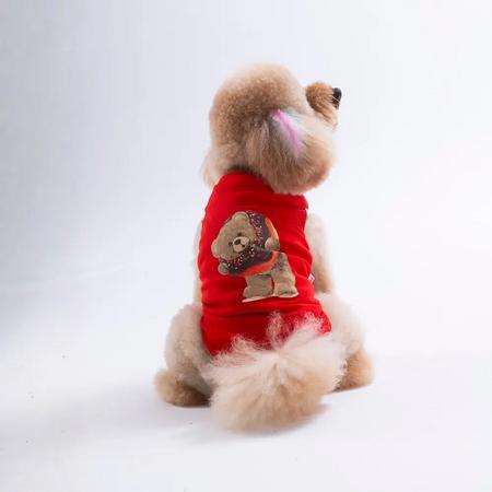 26807 Kırmızı Donut Teddy Tişört L Beden YPAW