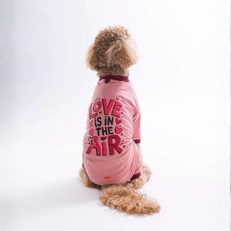26952 Pink Love Air Büyük Irk Pijama Tulum 6XL Beden YPAW