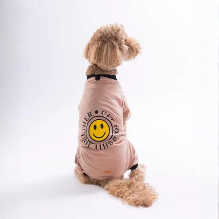 26953 Kahverengi Smile Büyük Irk Pijama Tulum 3XL Beden YPAW