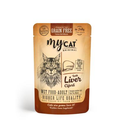 Ciğerli Pouch Yaş Mama 85gr 4078