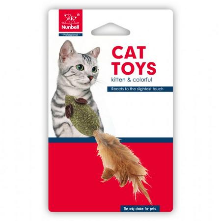 has-520-6024 Nunbell Kedi Oyuncagı Catnıp Fare Tüylü