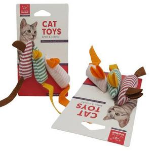 has-520-6080 Nunbell Kedi Oyuncagı Üçlü Fare