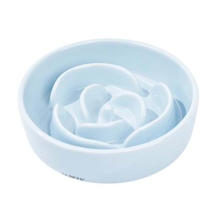 Serene Rose Seramik Yavaş Yeme Mama Kabı 300ml Light Blue BRSP-60532017