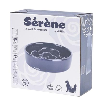 Serene Rose Seramik Yavaş Yeme Mama Kabı 300ml Dark Blue 60532117