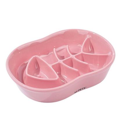 Serene Fish Seramik Yavaş Yeme Mama Kabı 240ml Pink Brsp-60532307