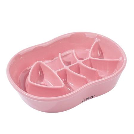 Serene Fish Seramik Yavaş Yeme Mama Kabı 240ml Pink Brsp-60532307