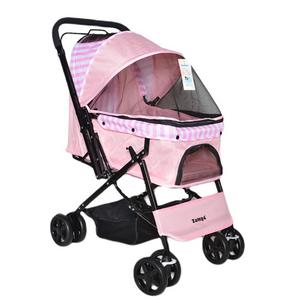 BL08 - 8682689204799 Zampa Nova Kedi & Köpek arabası pembe 52*76.5*95cm sfrp