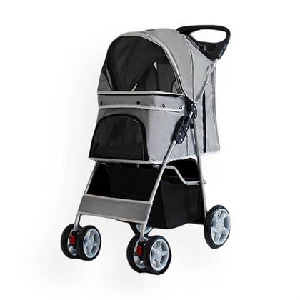 Favorite Kedi & Köpek Arabası Gri 46*78*99cm SP02 PLUS 