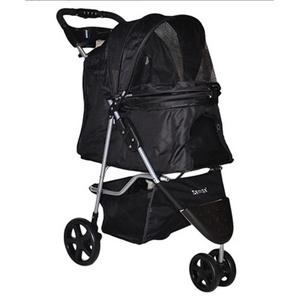 SP03PLUS 8682689204898 Zampa TriBoro Kedi & Köpek Arabası Siyah, 45x80x90cm sfrp