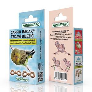 kanaryapoo Çarpık Bacak Tedavi Bileziği (Muhabbet Kuşları)