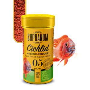Supranom cichlid balık yemi malawi-colour chips food 100ml (05)