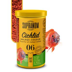 Supranom cichlid balık yemi malawi-colour chips food 250ml (06)