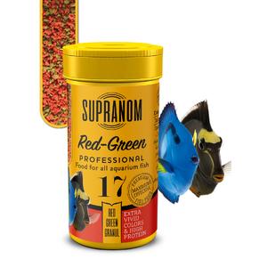Supranom Cichlid balık yemi red-green granul 100ml (17)