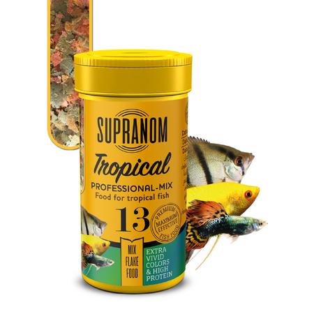 Supranom tropical balık yemi professional- mix flake food 100ml (13)