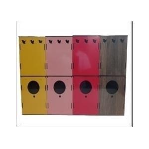 YA005 renkli eko muhabbet yuvalığı ''TEKLİ'' ( FARKLI RENKLERDE GÖNDERİLECEKTİR)