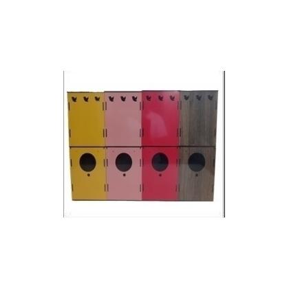 YA005 renkli eko muhabbet yuvalığı ''TEKLİ'' ( FARKLI RENKLERDE GÖNDERİLECEKTİR)