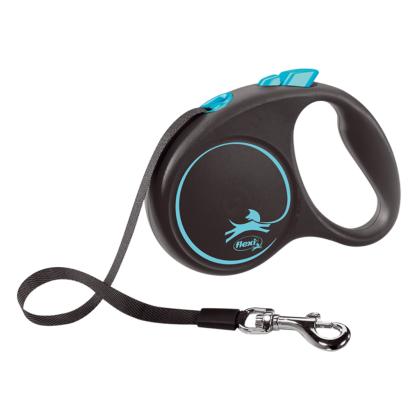 ADP- 235-120003M  Flexi Black Design Otomatik Şerit Gezdirme Kayışı 5 Metre Large Mavi