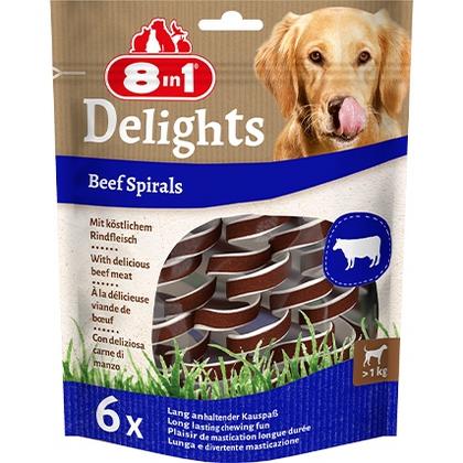 ADP- 406-661703 8in1 Delights Beef Spirals KÖPEK ÖDÜL