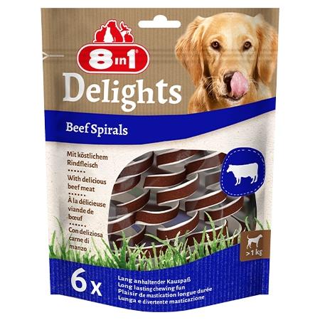 ADP- 406-661703 8in1 Delights Beef Spirals KÖPEK ÖDÜL