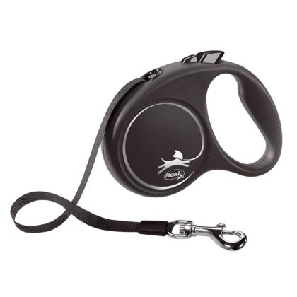ADP-235-120002S  Flexi Black Design Otomatik Şerit Gezdirme Kayışı 5 Metre Medium Siyah 