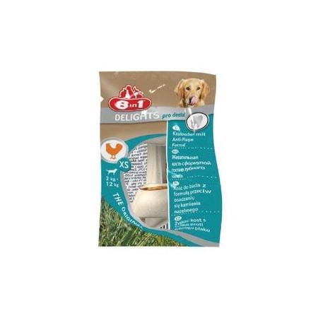 Adp-406-660447 8In1 Delights Pro Dental Köpek Ödül Kemiği Tavuklu XS - 108948