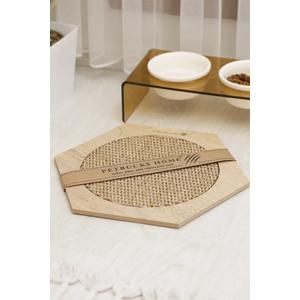 Altıgen Kedi Tırmalama Matı Bej Petbucks