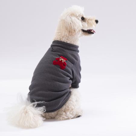 Antrasit Turtleneck Sweat  XL 23728-(K) apaw-