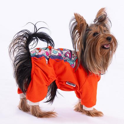 Turuncu Giraffe Pijama Tulum L YPAW-23907