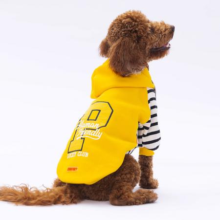apaw-24702 Sarı Lucky Club Hoodie l