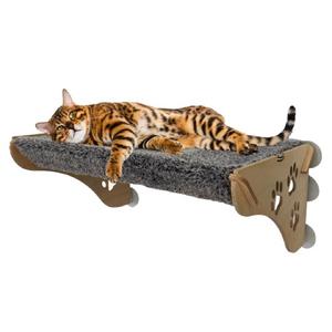 atad Ahşap Kedi Yatağı Cam için