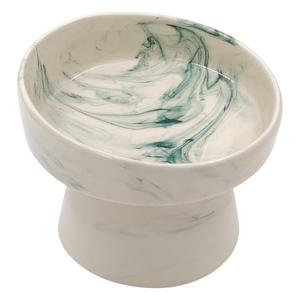 ayaklı mama yeşil Seramik Kap