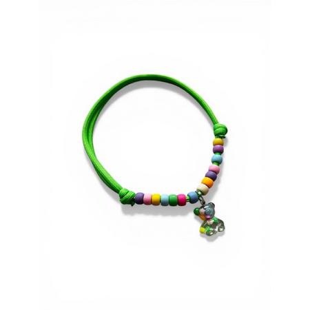 Ayarlanabilir İp Kolye Yeşil M Beden 30-50cm