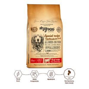 Az Tahıllı Dana Etli Yüksek Enerji Yetişkin Tüm Irk Köpek Maması 12kg