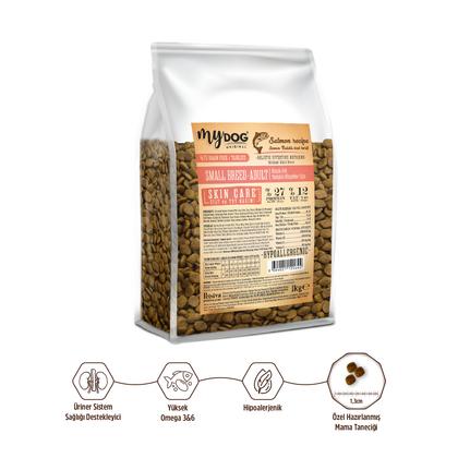 Az Tahıllı Somon Balıklı Küçük Taneli Küçük Irk Köpek Maması 1kg