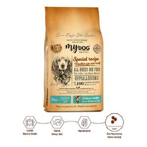 Az Tahıllı Somon Balıklı Yavru Köpek Maması 12kg