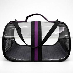 BACCO MİLANO ŞEFFAF ÇANTA MOR 44x28x28 cm