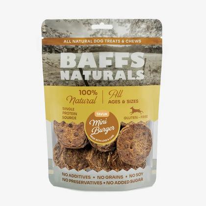 Tavuk Mini Burger %100 Doğal Köpek Ödül Maması 100gr