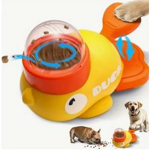 Başlıklı İnteraktif Ördek Model Basmalı Mama Dağıtıcı Oyuncak mad-369