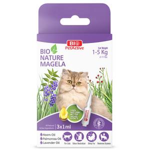 Bio Nature Magela - Kedi Dış Parazit Damlası (Bit ve Pire) 3x1ml-bpa-451