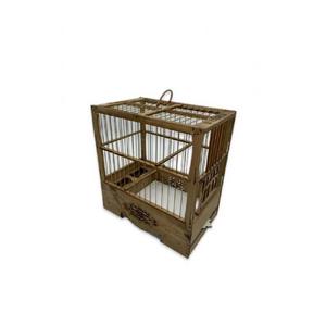 Birdlife Ahşap Kuş Kafesi Oymalı 27,5X29X17Cm Brsp-07745