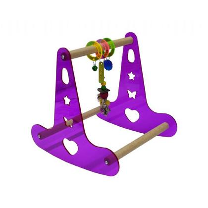 BİRDLİFE KUŞ OYUNCAĞI AKRİLİK SALLANAN TÜNEK 19CM 1Lİ brsp-BRD1098