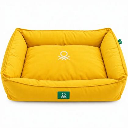 BNT-B2517 Sarı Kedi & Köpek Yatağı S Beden 