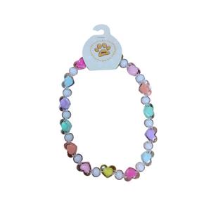 kedi ve köpek renkli taşlı aksesuar kolye