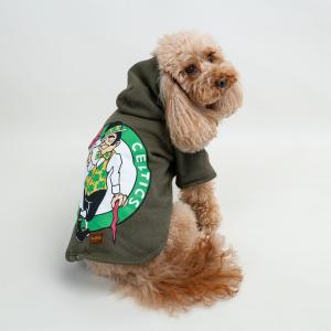 Boston Celtic Baskılı Haki Yeşili Sweatshirt M Beden