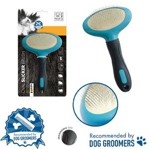 brsp 10104899 M-PETS KÖPEKLER İÇİN İNCE TELLİ OVAL FIRÇA (S)