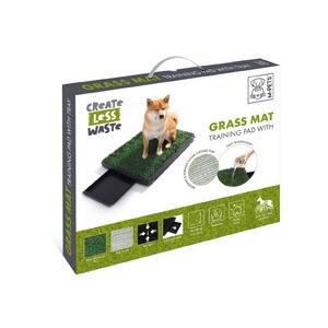 brsp-10123299 M-PETS GRASS MAT ÇİMLİ ÇEKMEÇELİ KÖPEK TUVALETİ 58X46CM