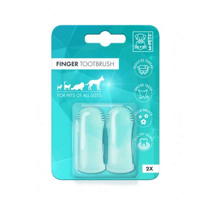 BRSP-10125999 M-PETS FINGER SİLİKON PARMAK DİŞ FIRÇASI 2Lİ