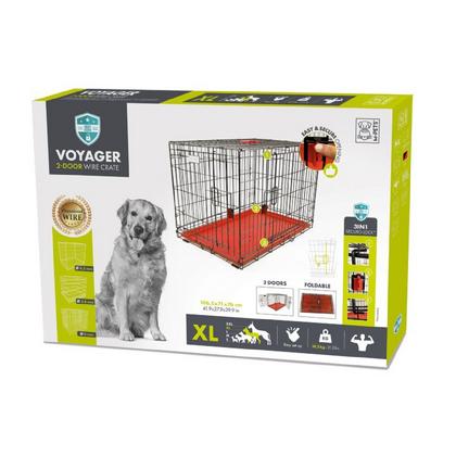 Voyager Köpek Kafesi 2 Kapılı (XL) Kırmızı Brsp-10450205